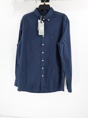 NWT Rodd & Gunn Shirt Men’s XL Sports Fit Button Down Oxford Long Sleeve blue